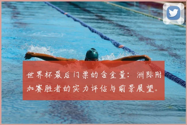 世界杯最后门票的含金量:洲际附加赛胜者的实力评估与前景展望。